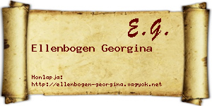 Ellenbogen Georgina névjegykártya
